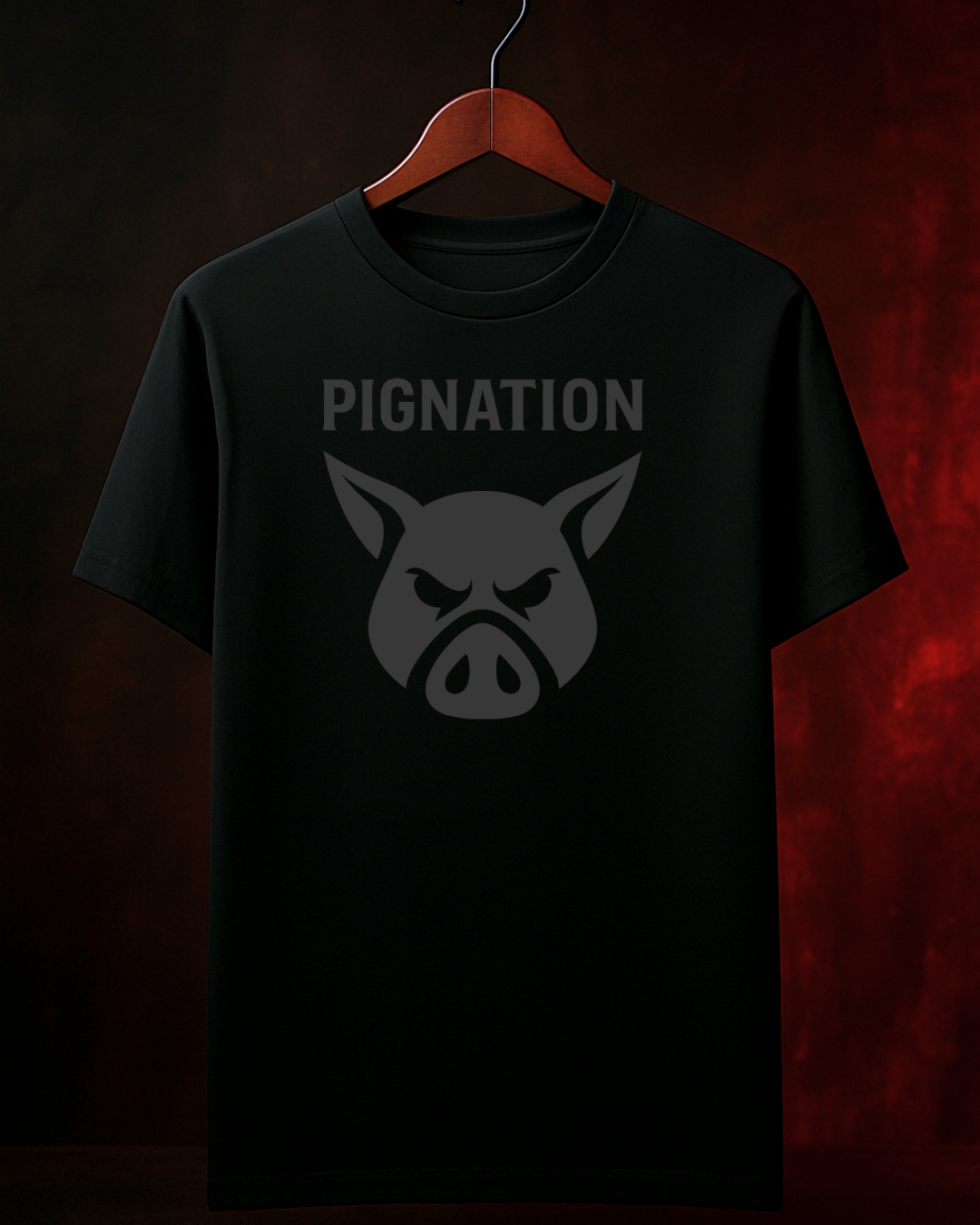 đ„ CAMISETA "PIG NATION DARK MODE" â PRETA OU BRANCA | 100% ALGODĂO | TAMANHOS P AO 4G đ„