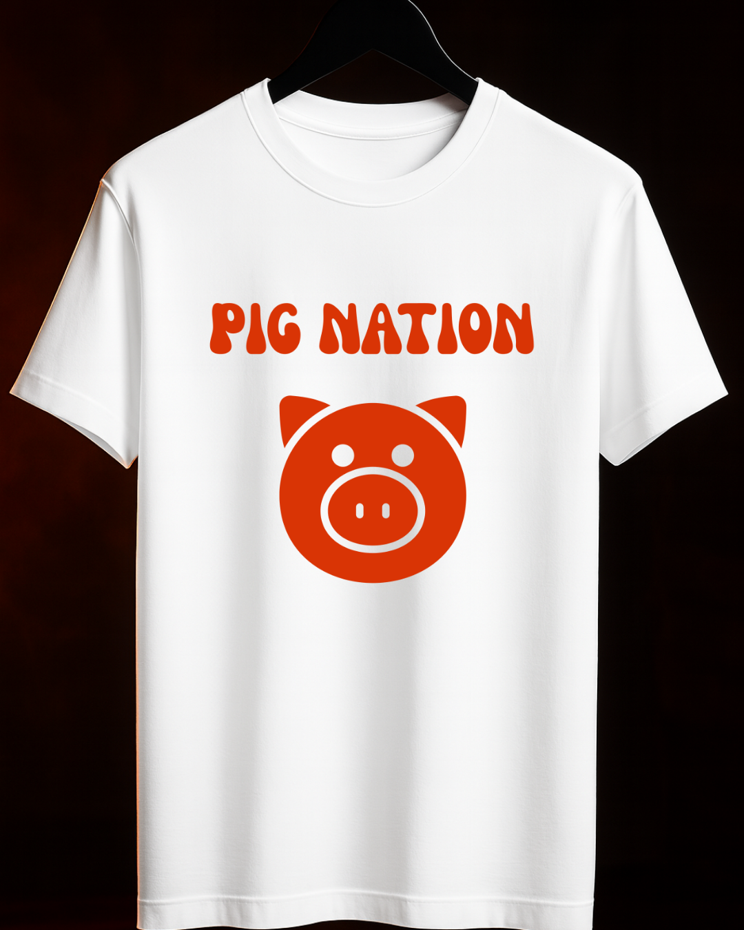 đ„ CAMISETA "PIGGY POP" â PRETA OU BRANCA | 100% ALGODĂO | TAMANHOS P AO 4G đ„