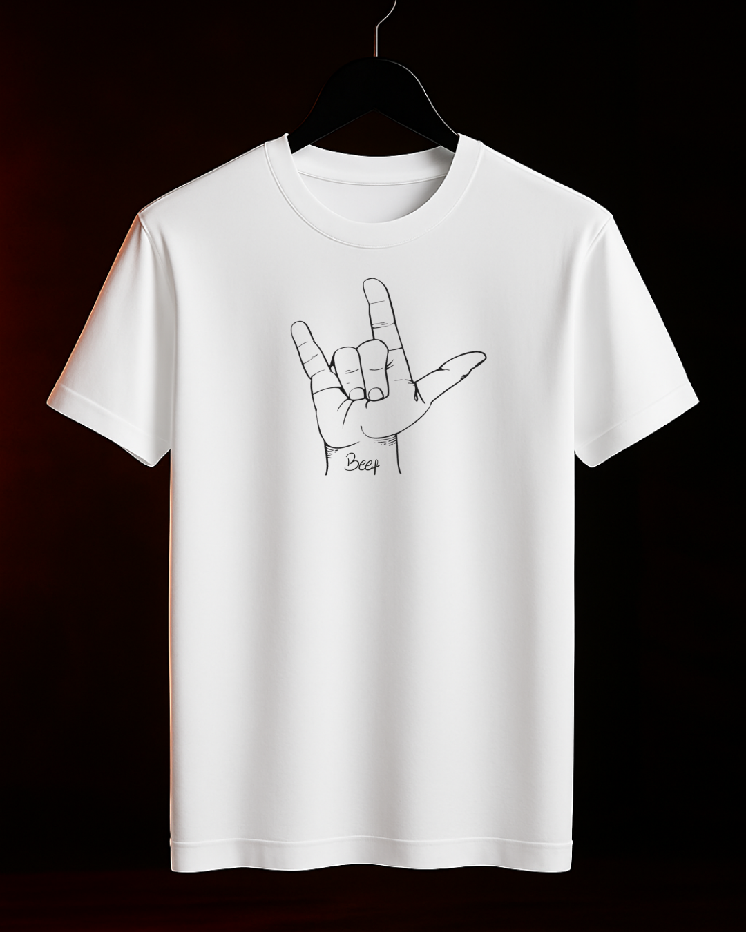Camiseta Beef Barbecue Branca churrasco BBQ masculina - Smokey Wear