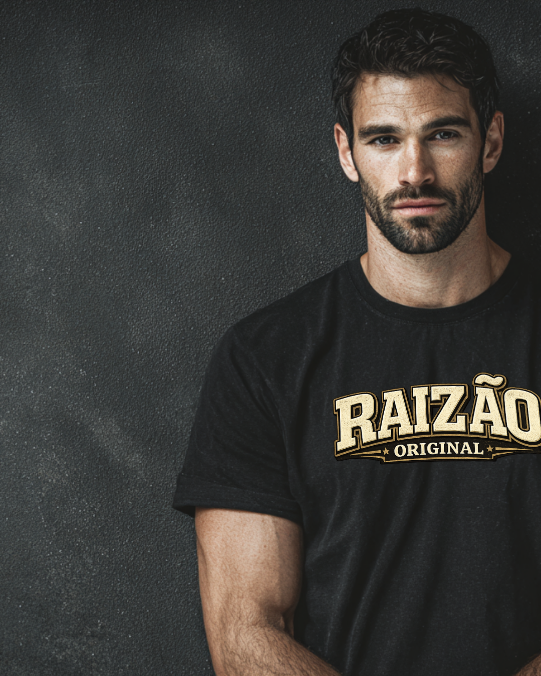 Camiseta “RAIZÃO DE ORIGEM” | Preta | 100% Algodão | P ao 4G