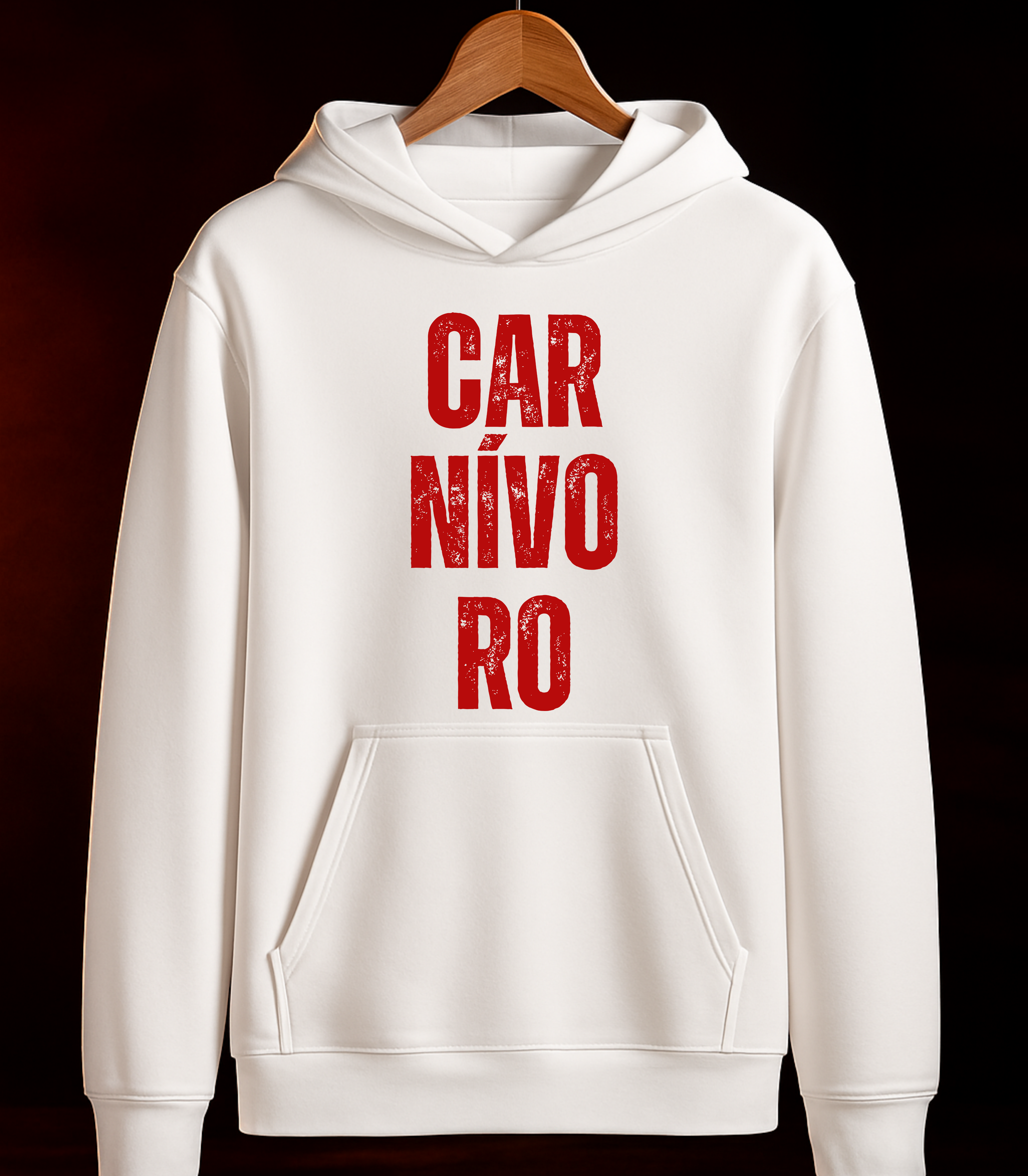 🔥 MOLETOM "CARNÍVORO" — Preto ou Branco | 100% Algodão | Tamanhos PP ao 3G 🔥