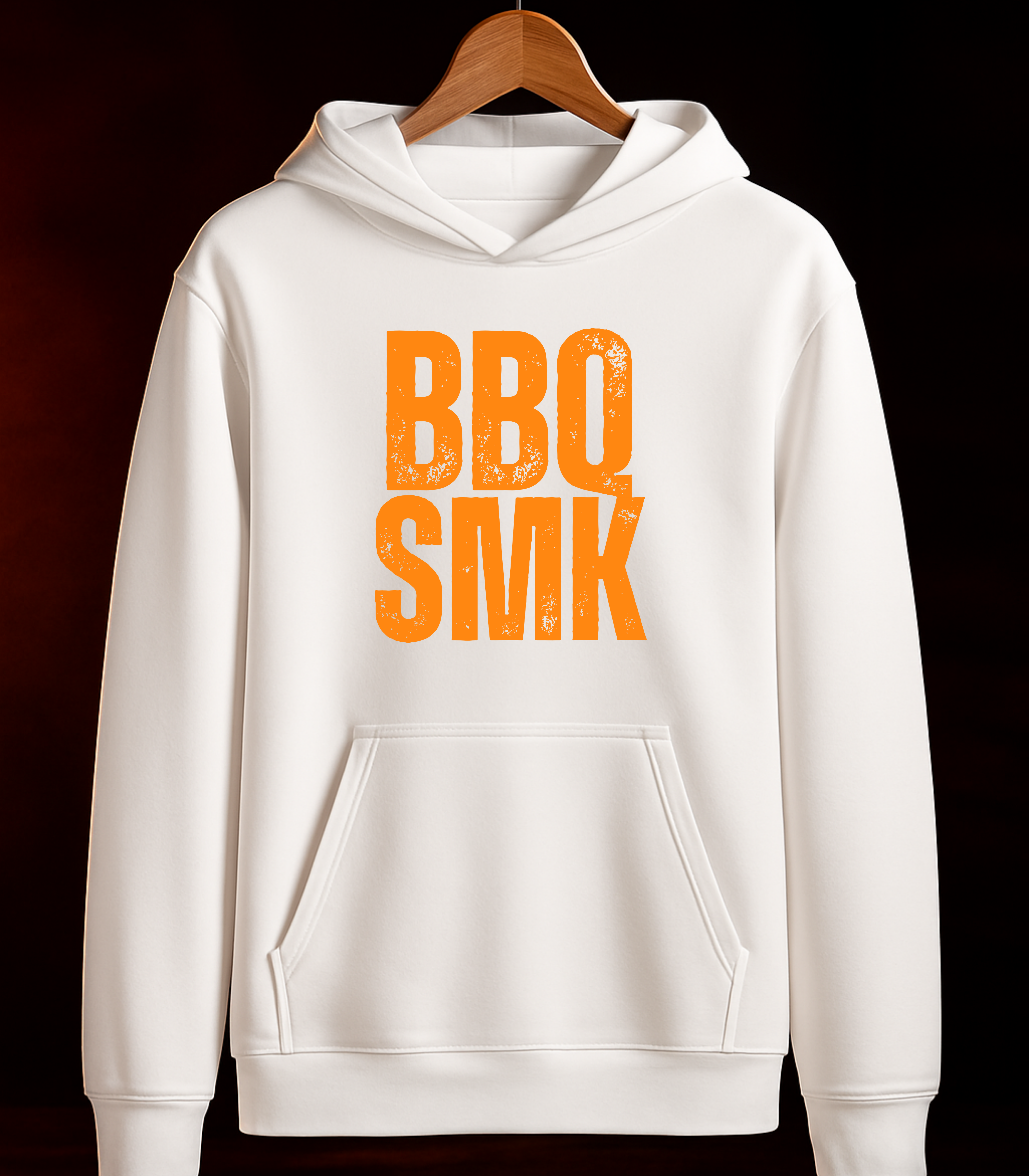 Moletom BBQ SMK Yellow detalhe estampa - Smokey Wear