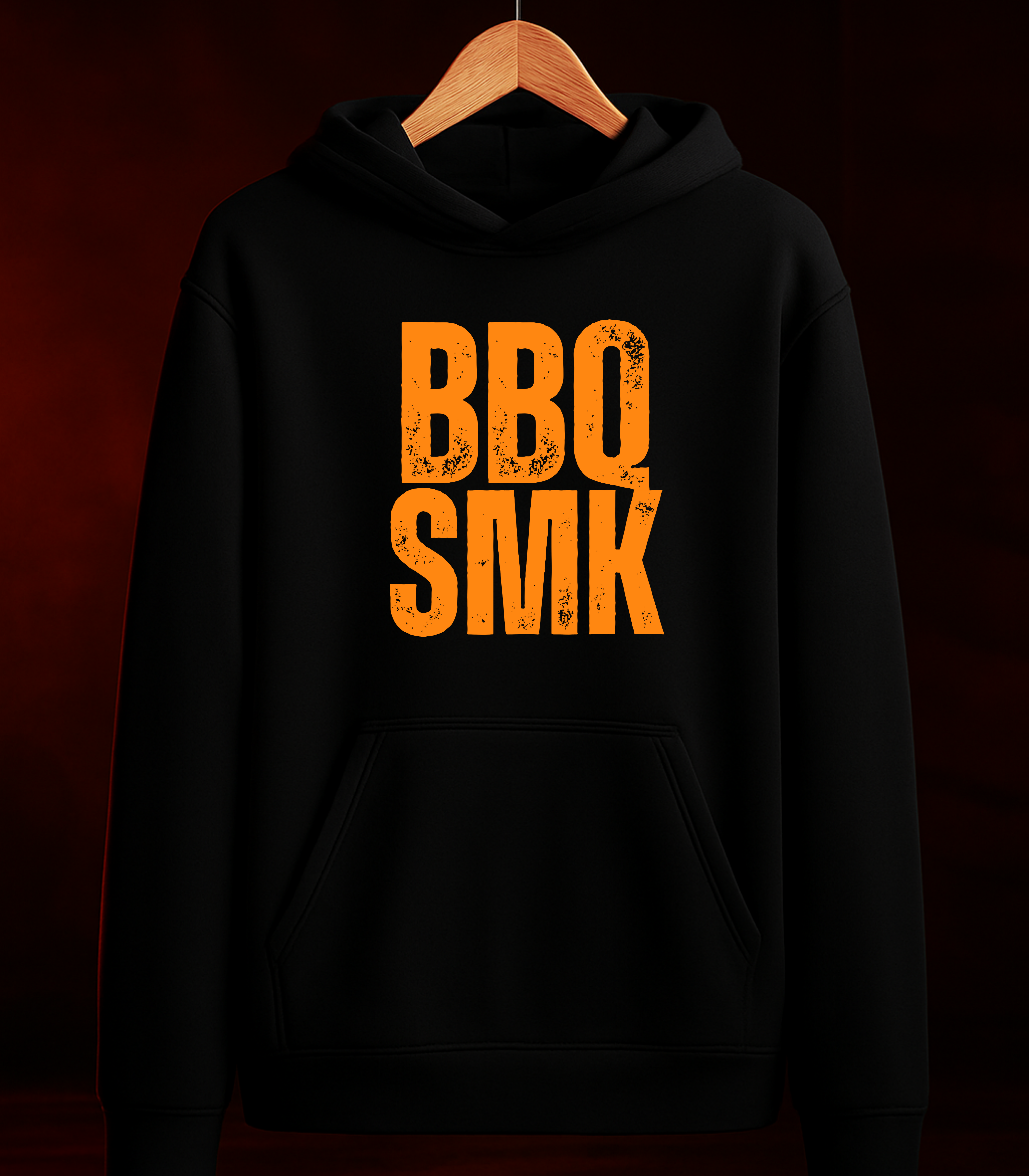 🔥 MOLETOM "BBQ SMK - YELLOW" — Preto ou Branco | 100% Algodão | Tamanhos PP ao 3G 🔥