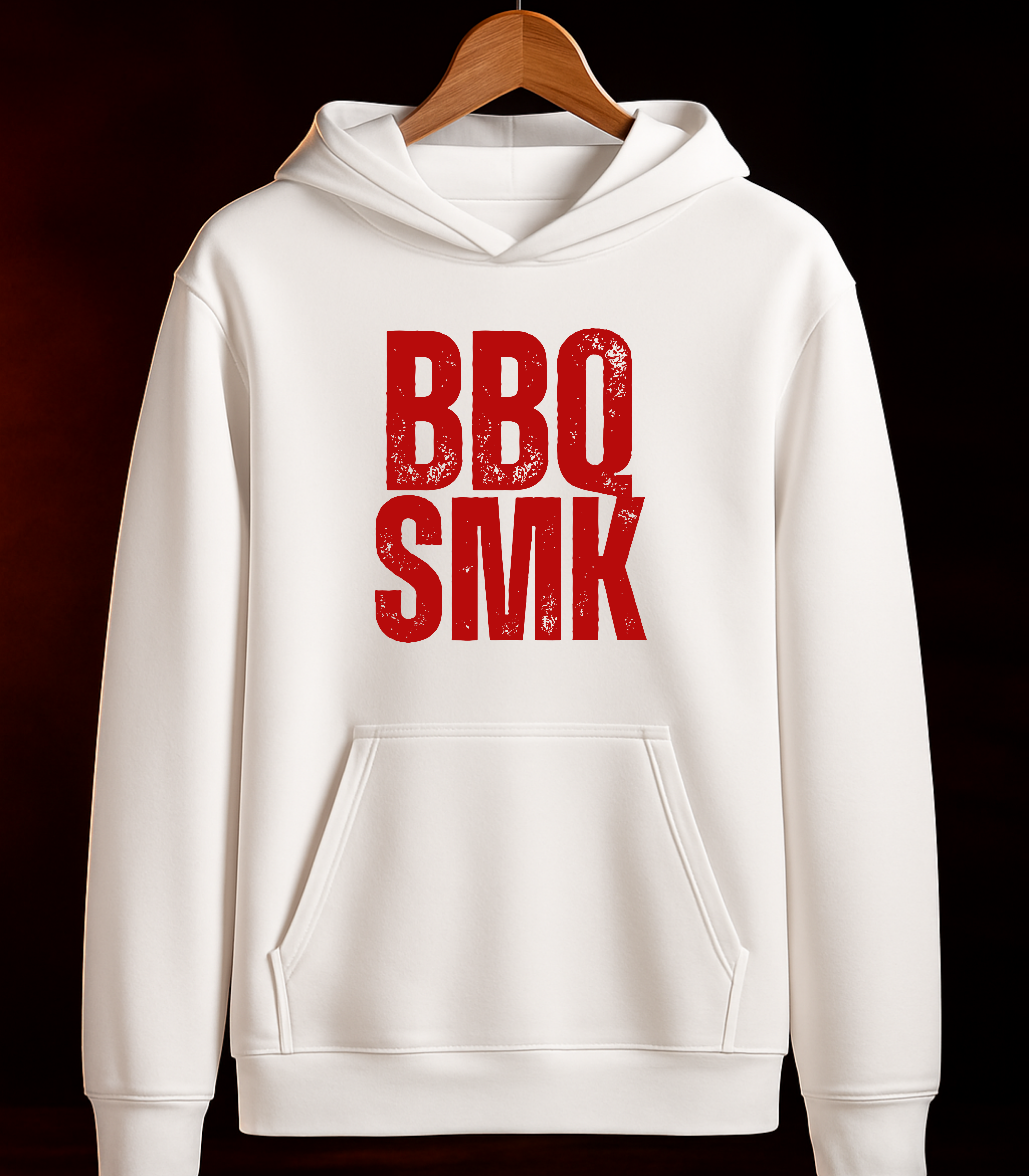 🔥 MOLETOM "BBQ SMK - RED" — Preto ou Branco | 100% Algodão | Tamanhos PP ao 3G 🔥