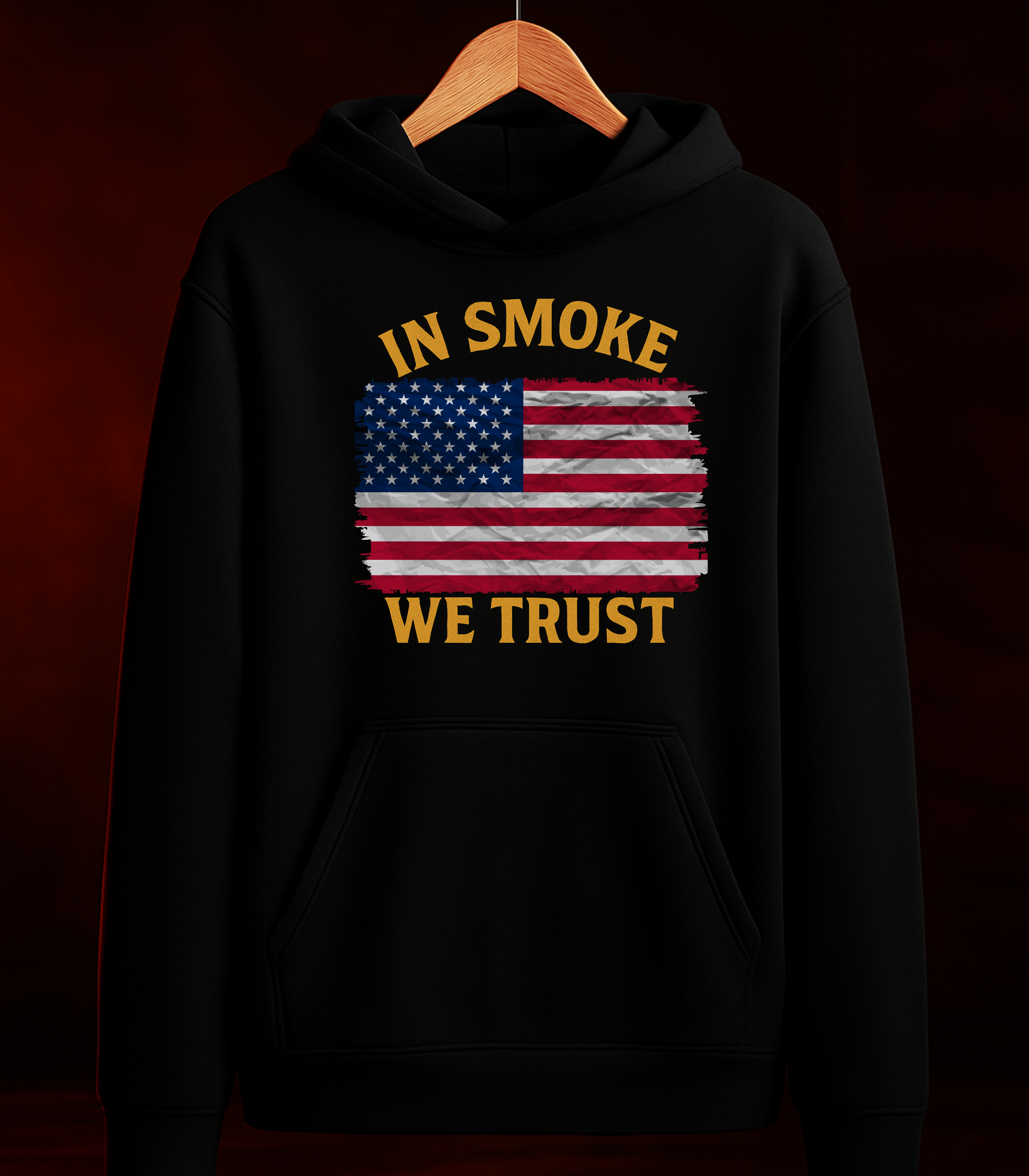 🔥 MOLETOM "IN SMOKE WE TRUST" — Preto ou Branco | 100% Algodão | Tamanhos PP ao 3G 🔥