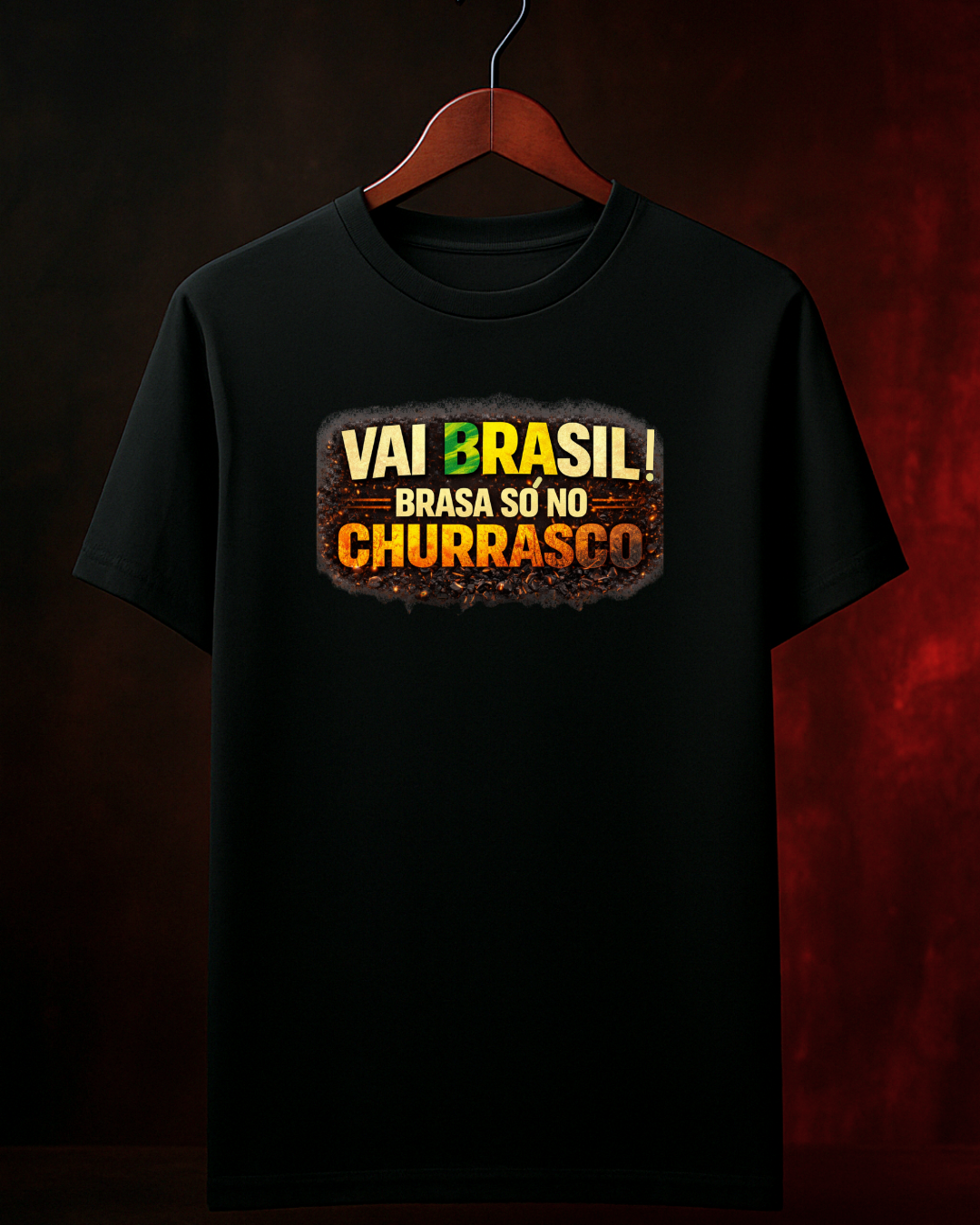 Camiseta Brasa só no Churrasco | Smokey Wear