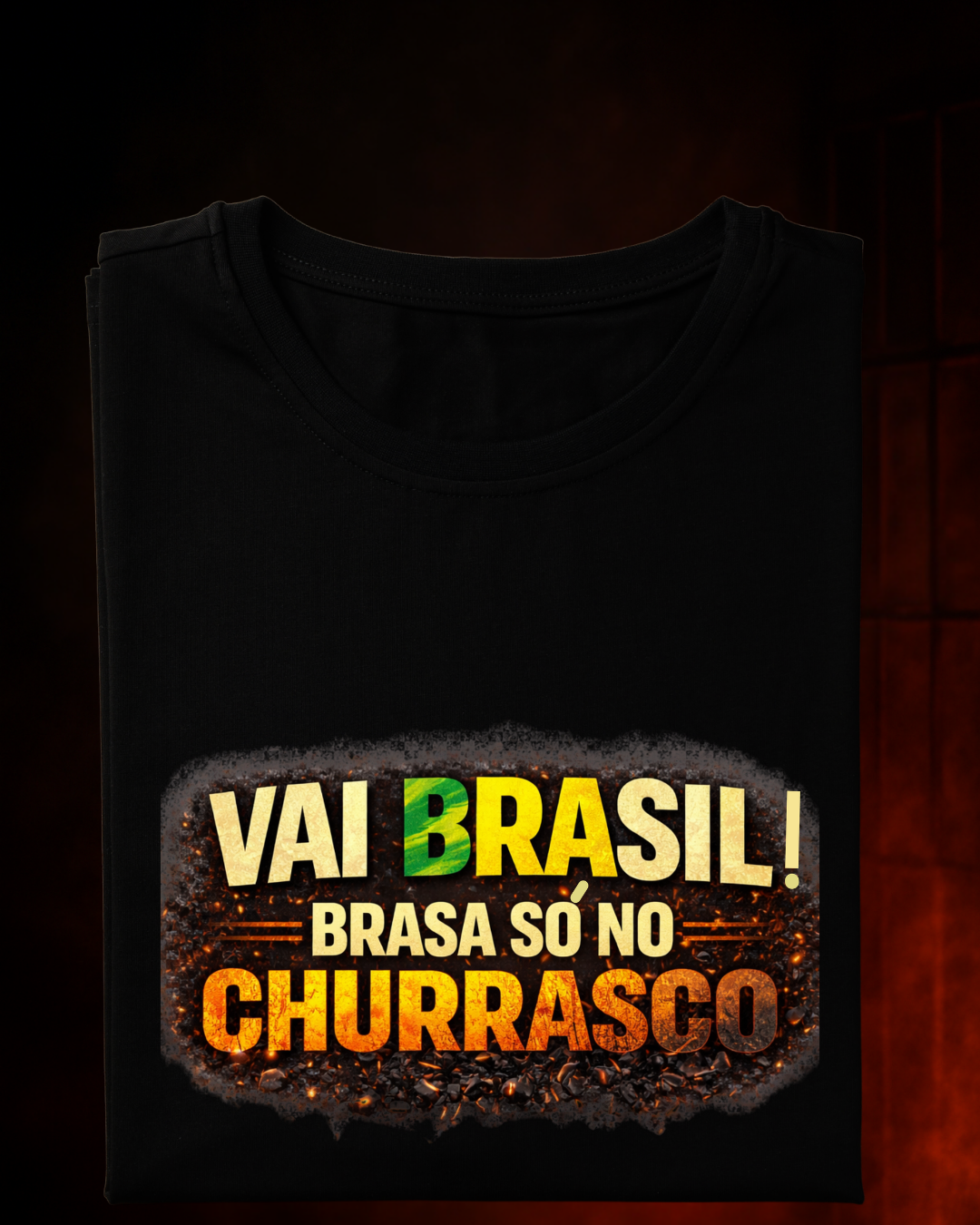 Camiseta Brasa só no Churrasco | Smokey Wear