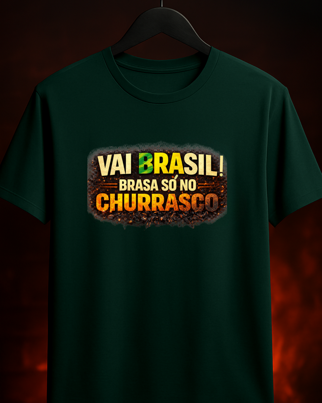Camiseta Brasa só no Churrasco | Smokey Wear