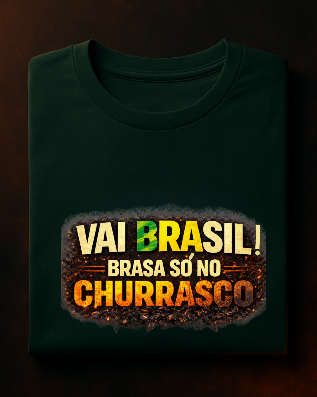 Camiseta Brasa só no Churrasco | Smokey Wear