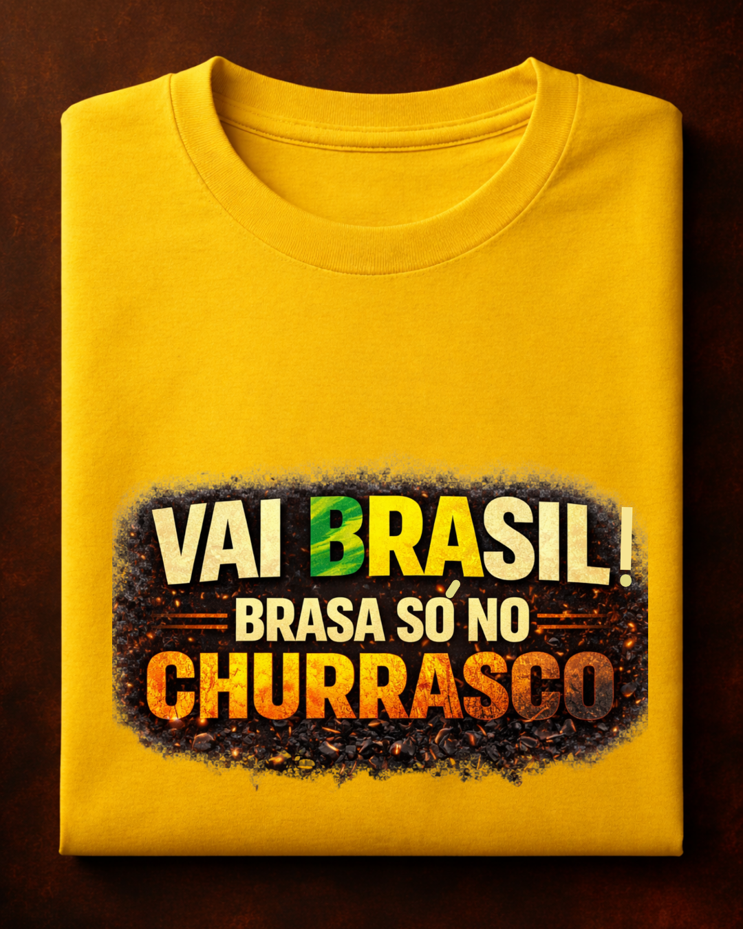 Camiseta Brasa só no Churrasco | Smokey Wear