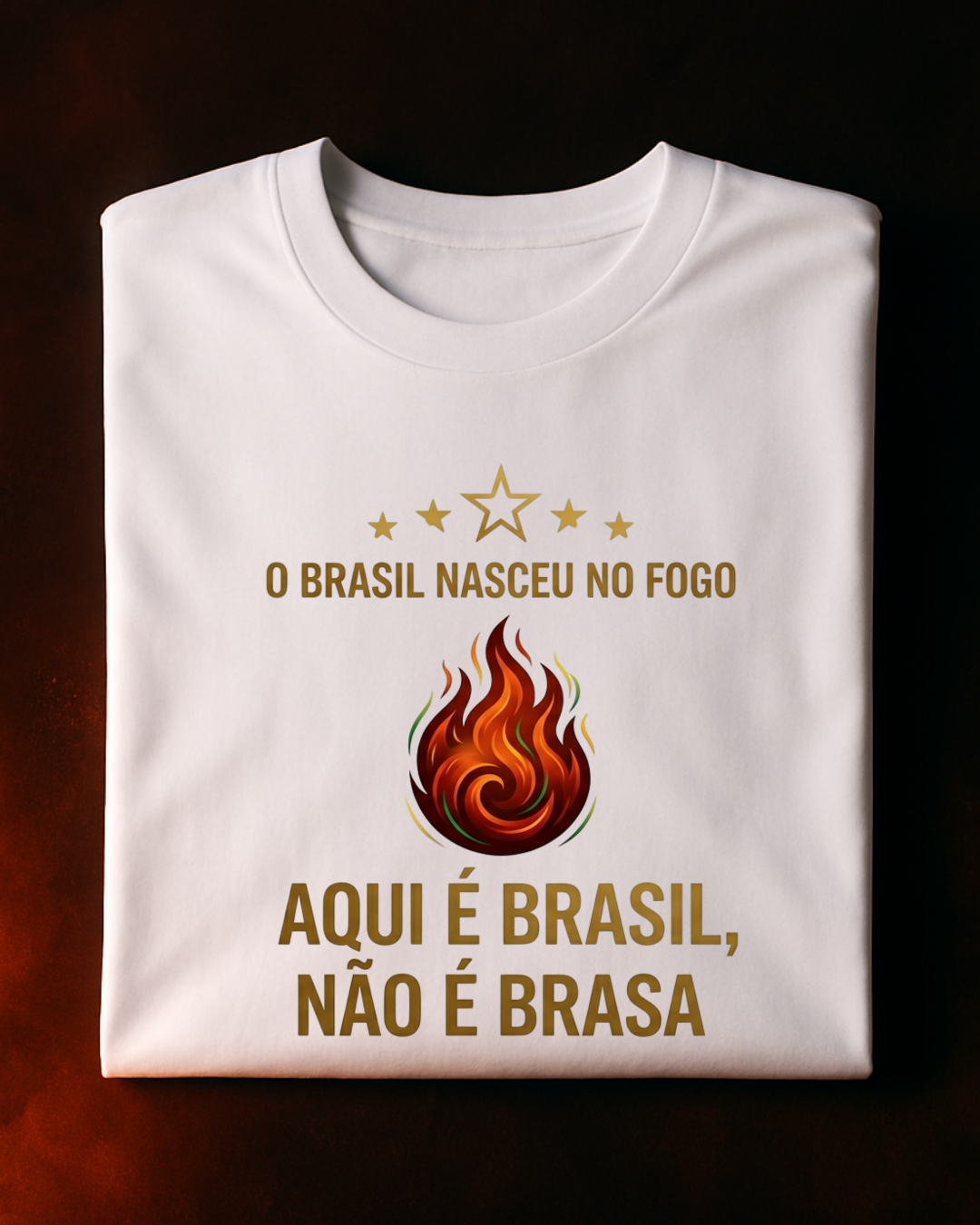 Camiseta Aqui é Brasil não é Brasa | Smokey Wear