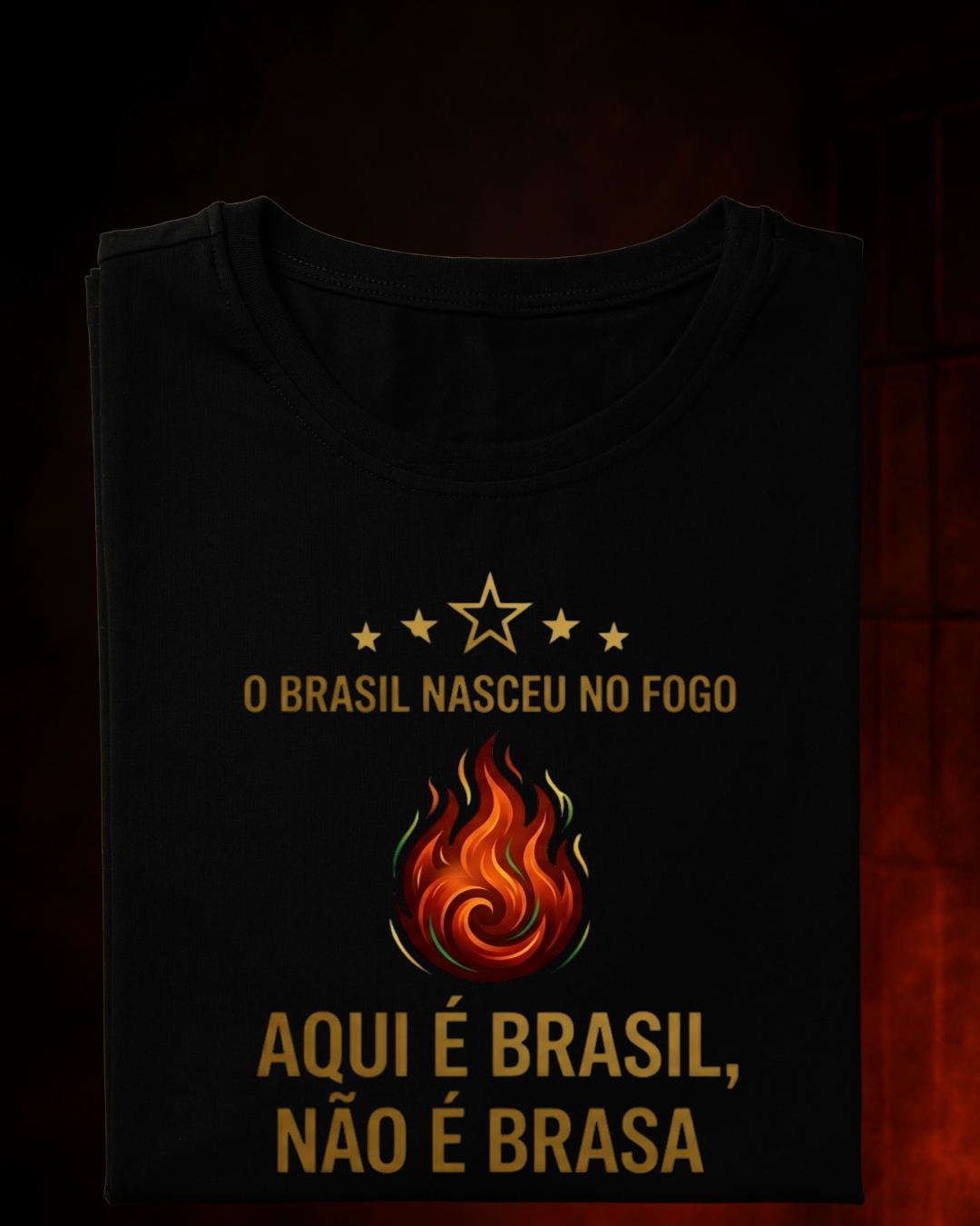 Camiseta Aqui é Brasil não é Brasa | Smokey Wear