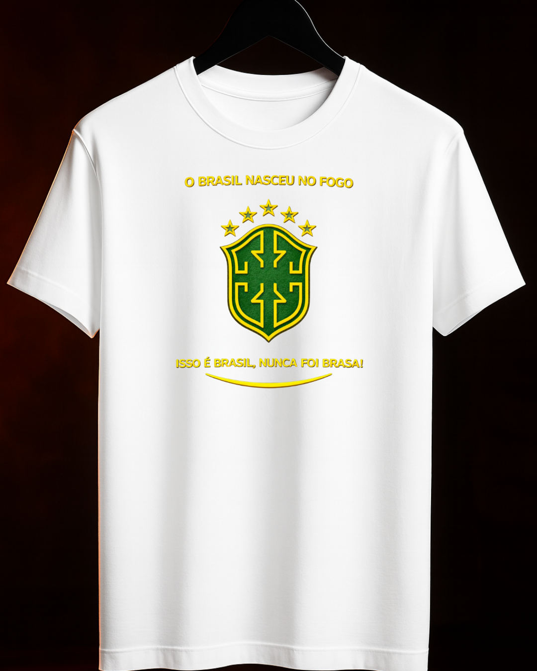 Camiseta Brasil Nunca Foi Brasa | Smokey Wear