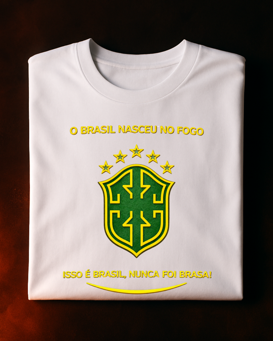Camiseta Brasil Nunca Foi Brasa | Smokey Wear