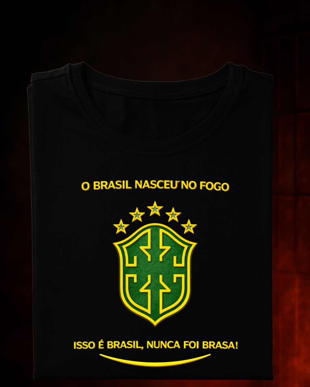 Camiseta Brasil Nunca Foi Brasa | Smokey Wear