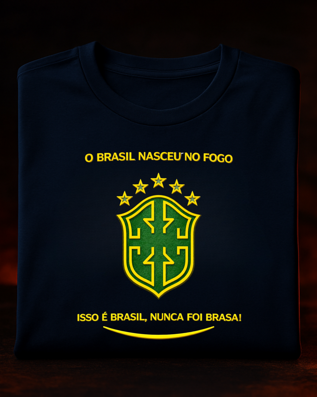 Camiseta Brasil Nunca Foi Brasa | Smokey Wear