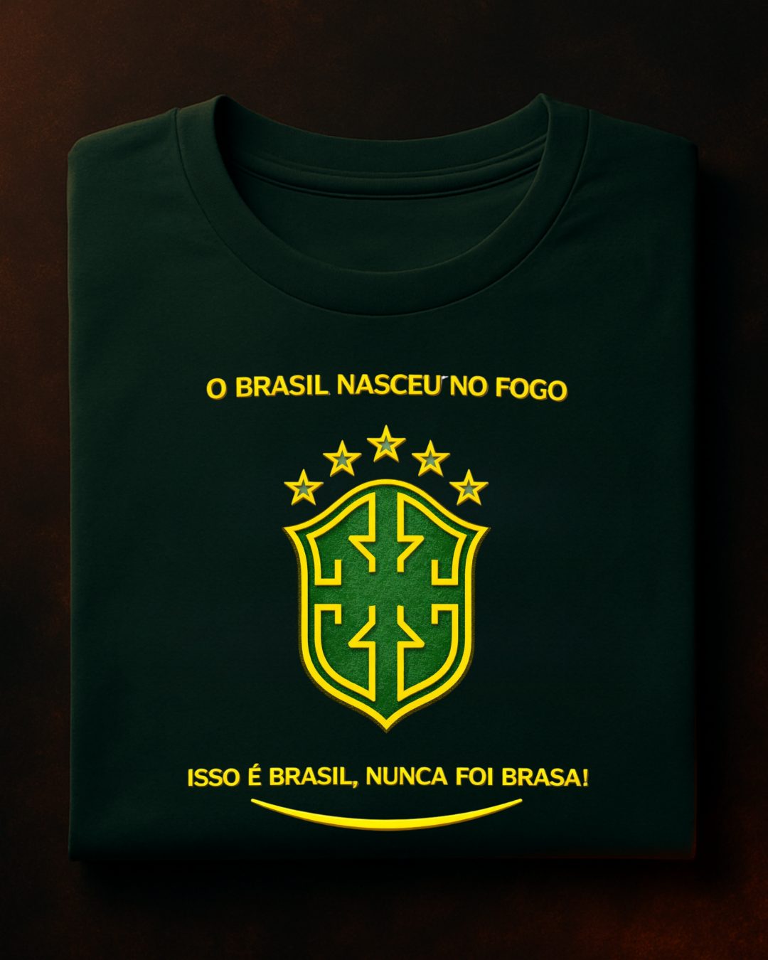 Camiseta Brasil Nunca Foi Brasa | Smokey Wear
