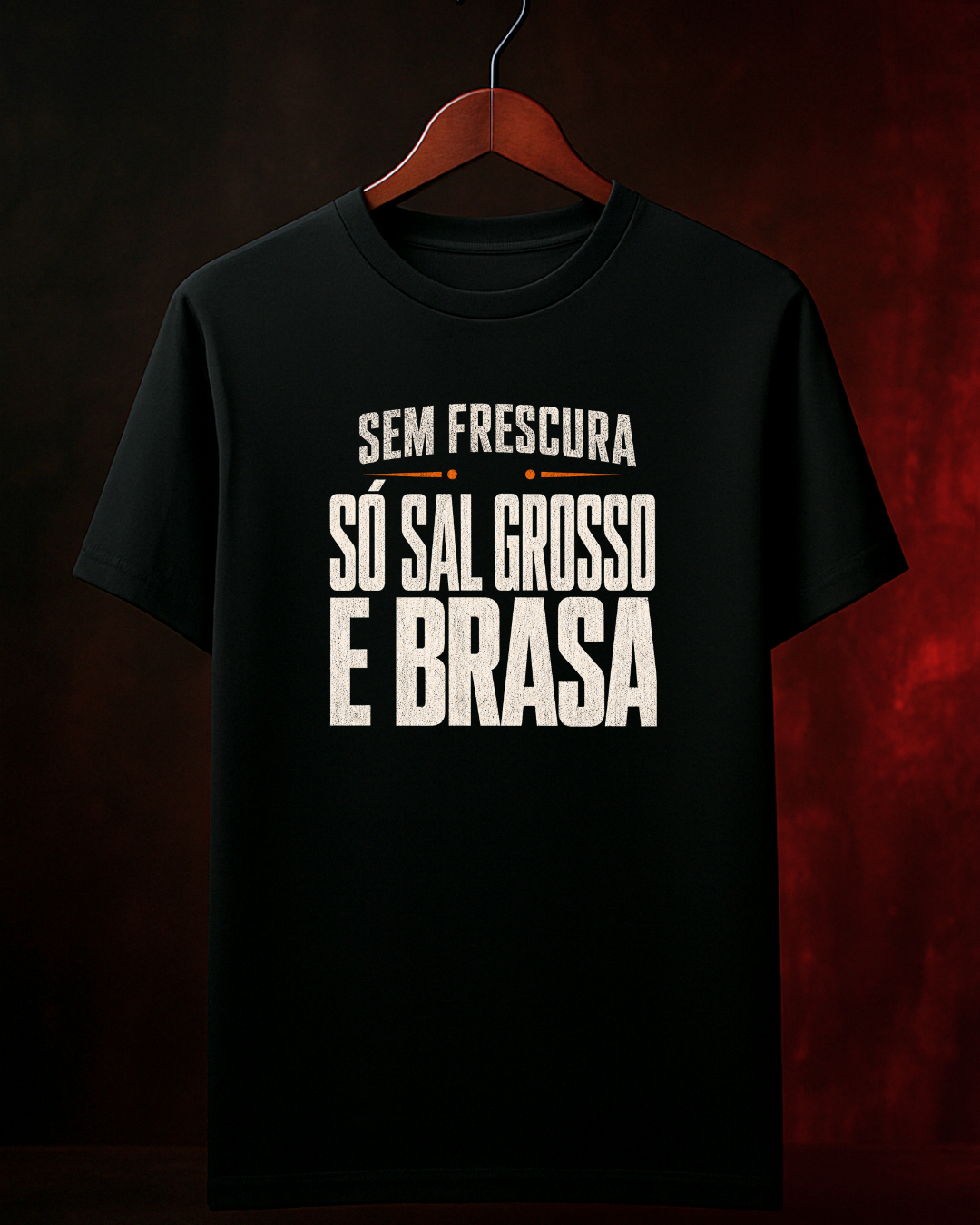 Camiseta Só Sal Grosso e Brasa | Smokey Wear