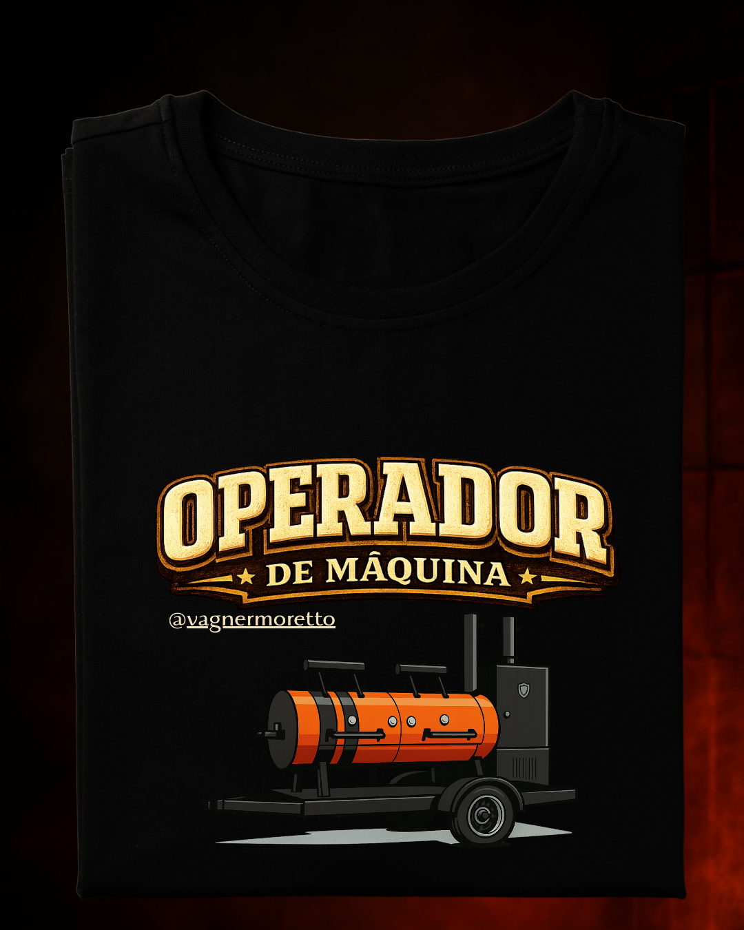 Camiseta Operador de Fogo detalhe estampa - Smokey Wear