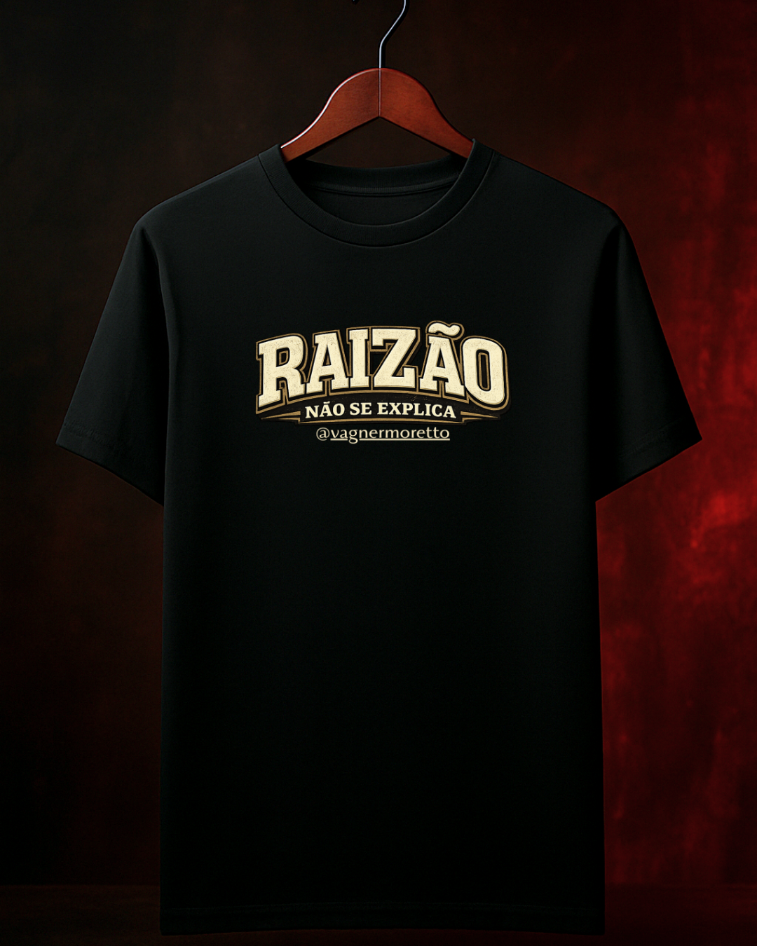 Camiseta “Raizão não se explica” | Preta | 100% Algodão | P ao 4G