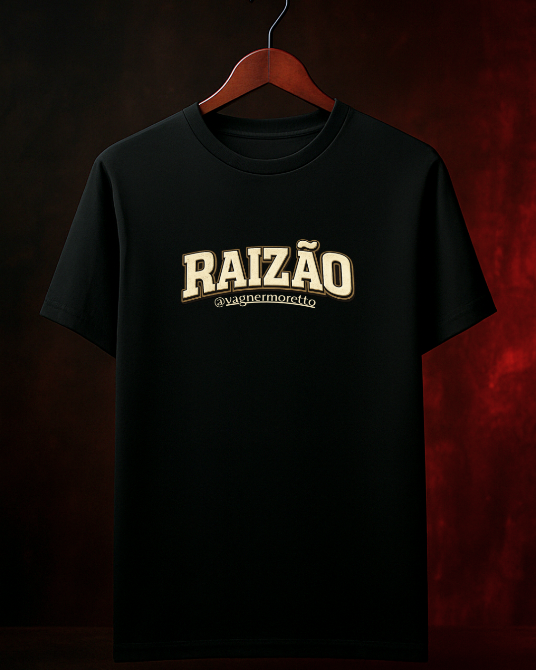 Camiseta “RAIZÃO - INFANTIL” | Preta | 100% Algodão | P ao 4G
