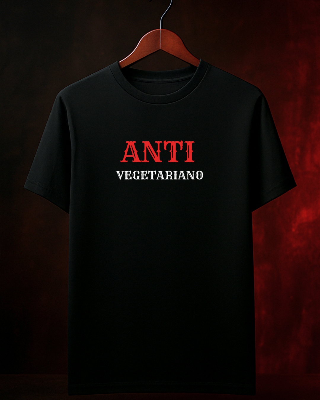 Camiseta Anti-Salada detalhe estampa anti-vegano - Smokey Wear