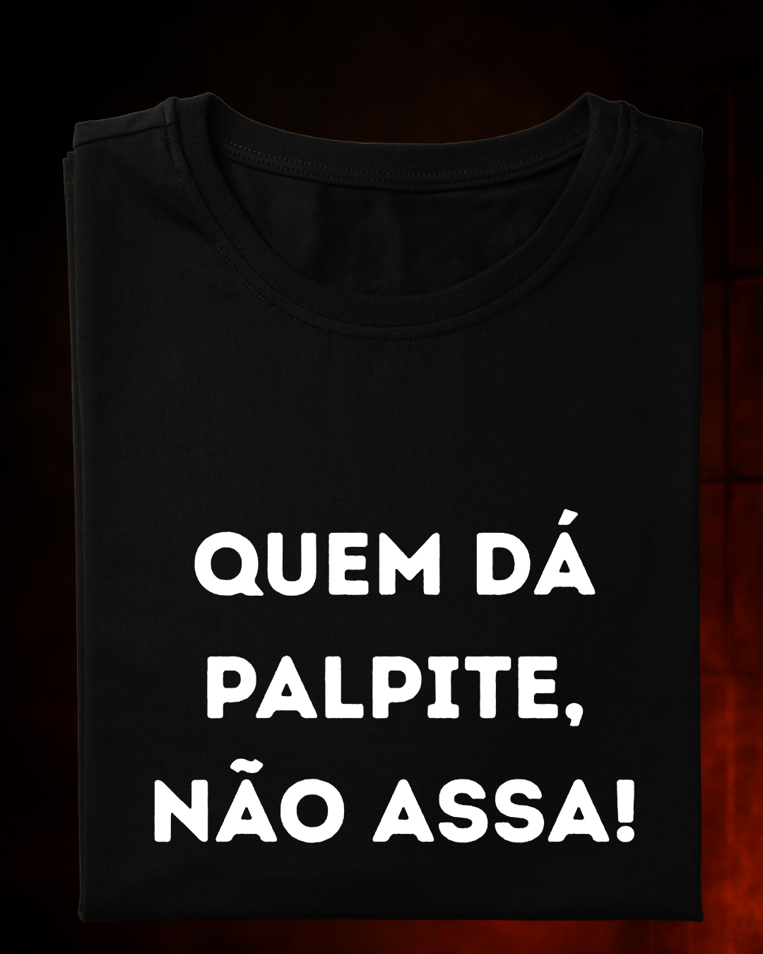Camiseta Palpiteiro detalhe estampa churrasco - Smokey Wear