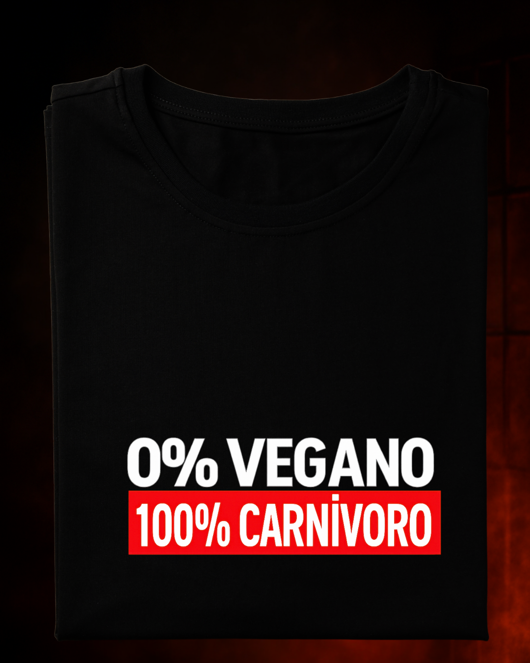 Camiseta Carnívoro Absoluto vista frontal - Smokey Wear
