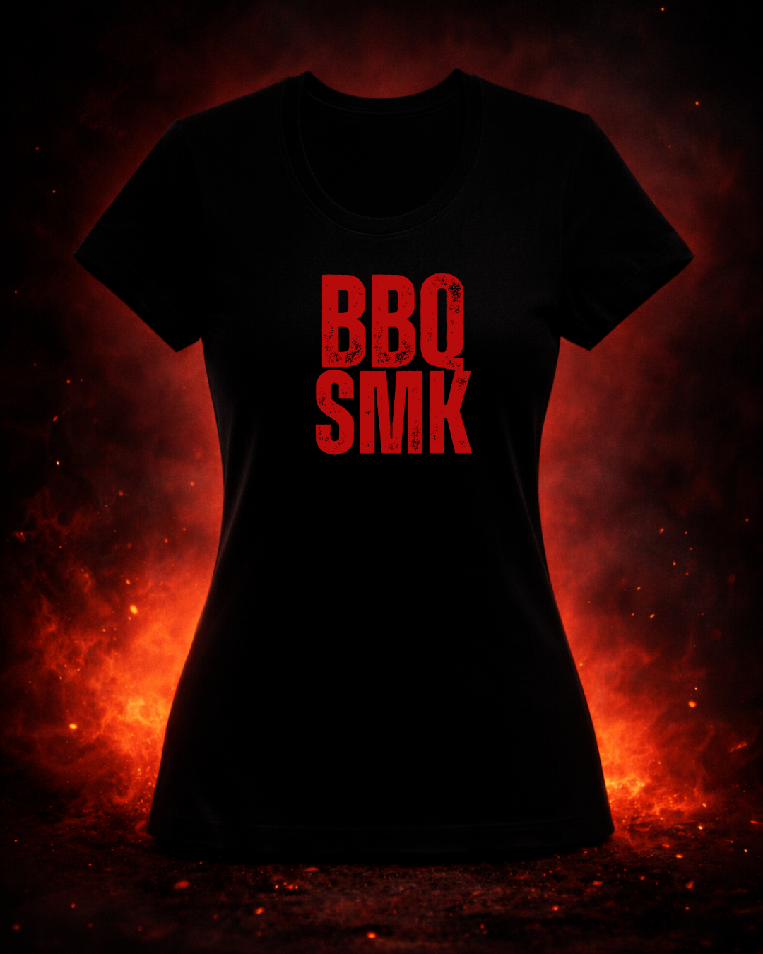 Camiseta BBQ SMK Red | Smokey Wear