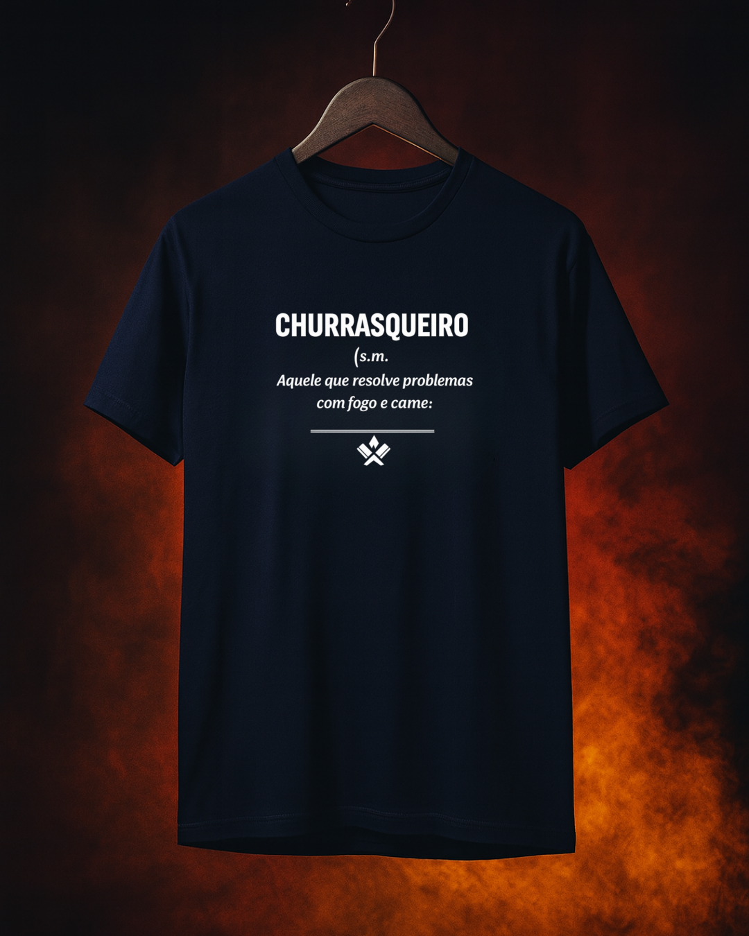 Camiseta Sou Churrasqueiro Preta | Smokey Wear
