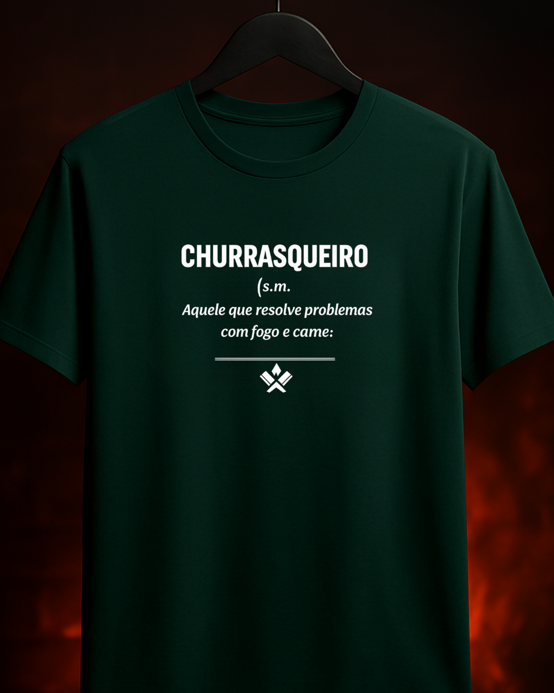 Camiseta Sou Churrasqueiro Preta | Smokey Wear