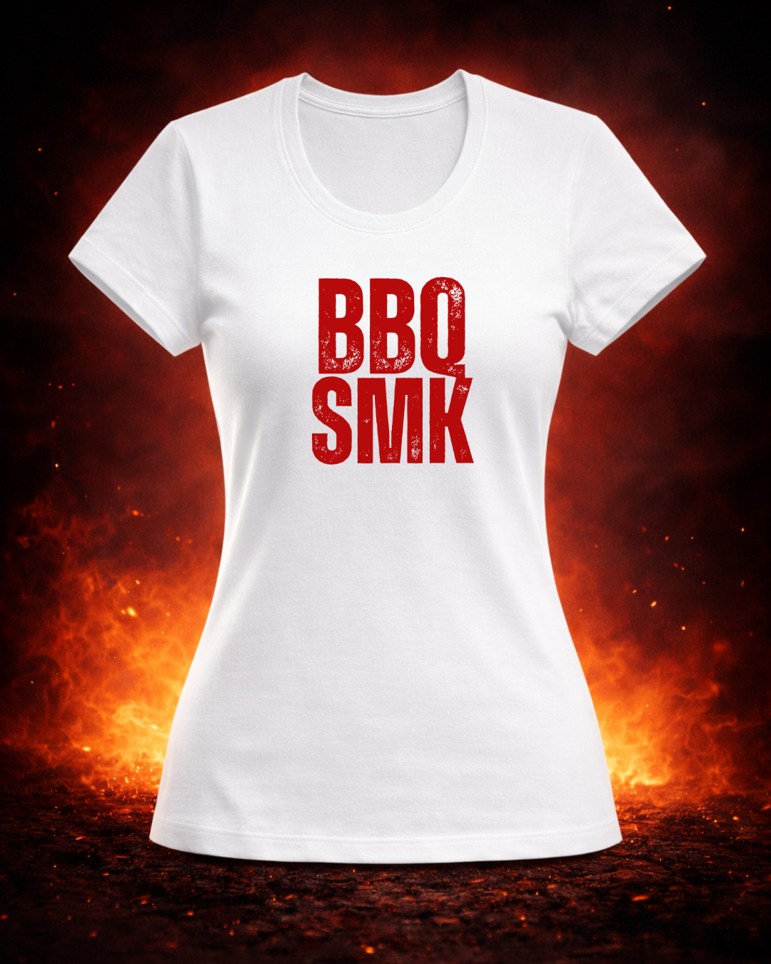 Camiseta BBQ SMK Red | Smokey Wear