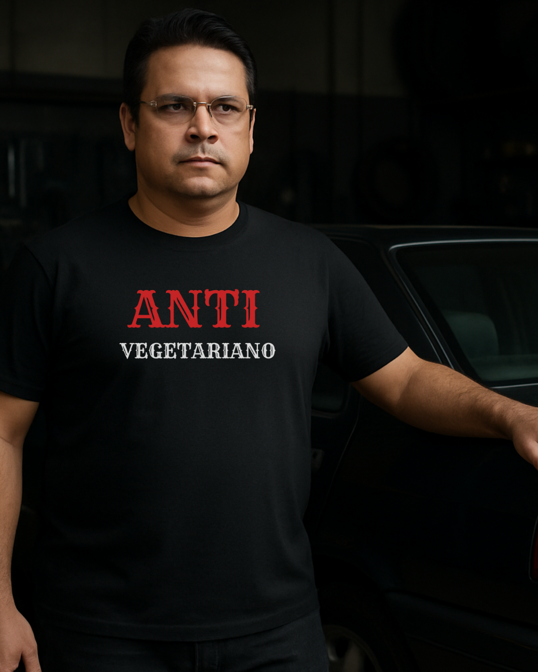 Camiseta Anti-Salada churrasqueiro raiz preta masculina - Smokey Wear