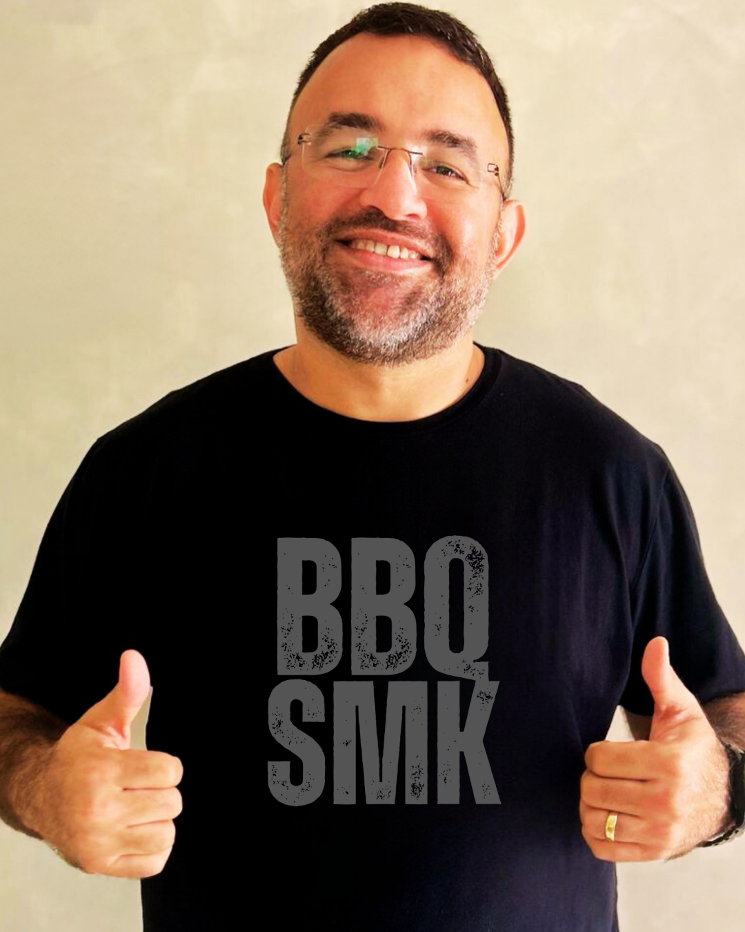 Camiseta BBQ SMK Gray | Smokey Wear