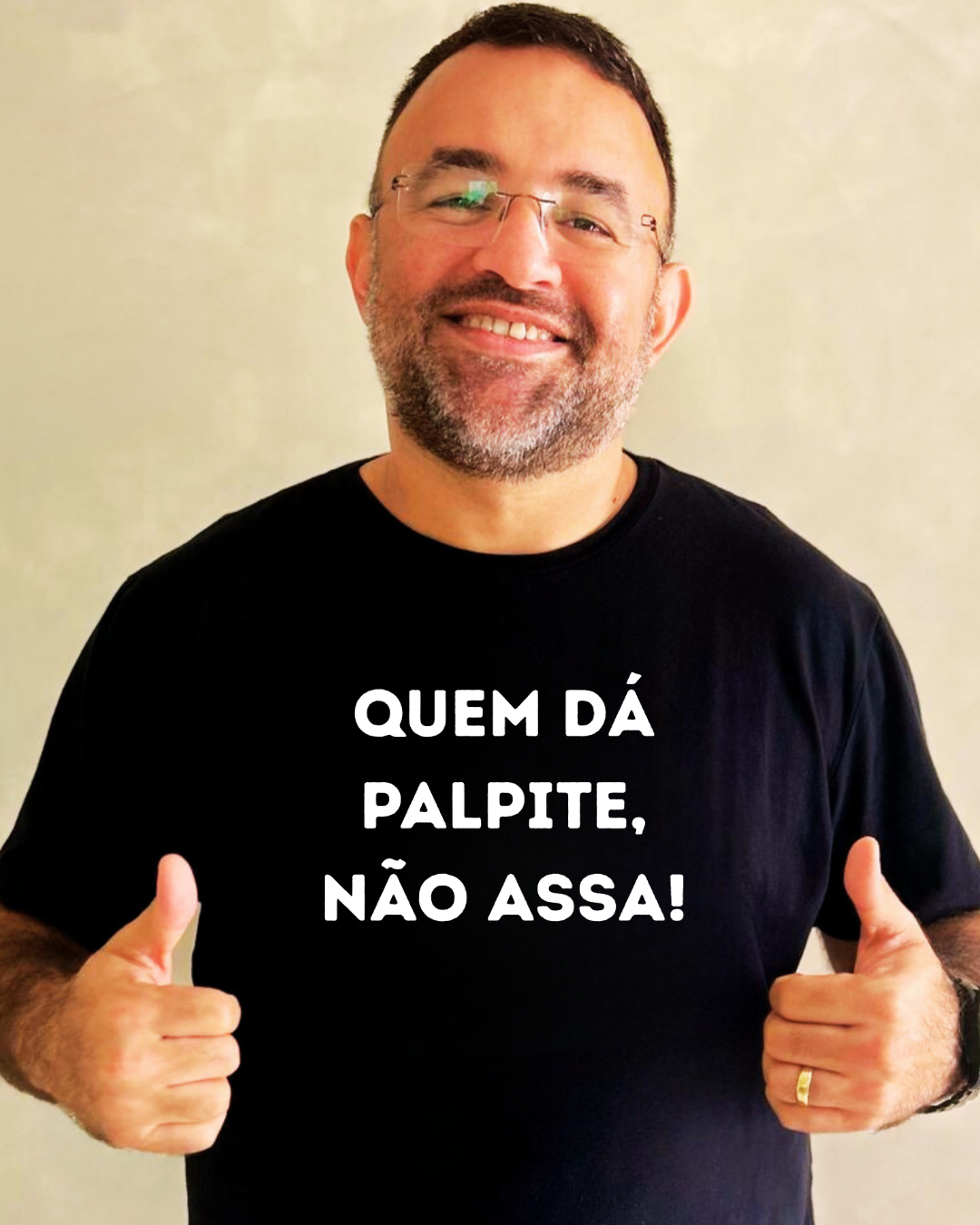 Camiseta Palpiteiro churrasco humor BBQ preta masculina - Smokey Wear