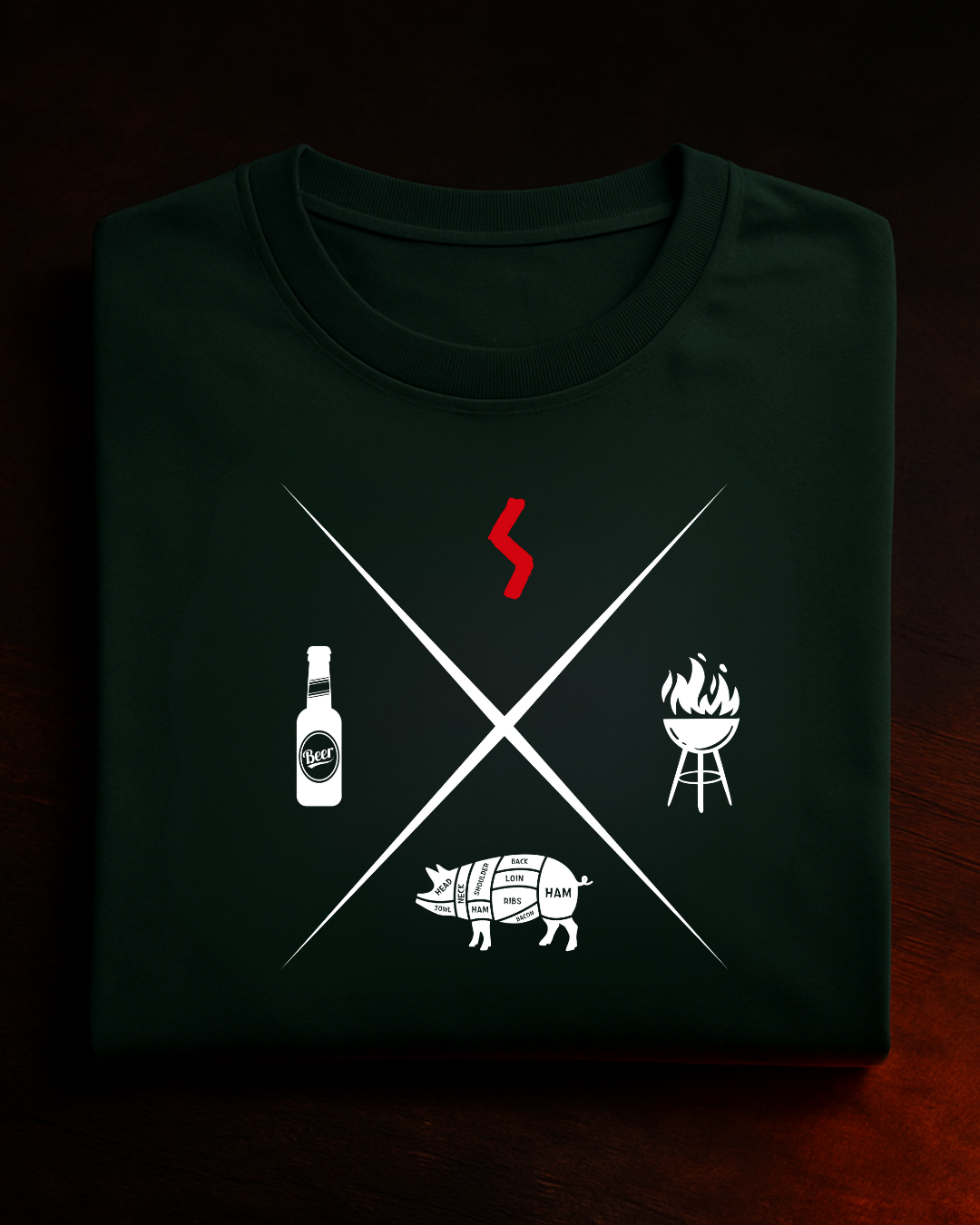 Camiseta Smoke & Swine | Smokey Wear