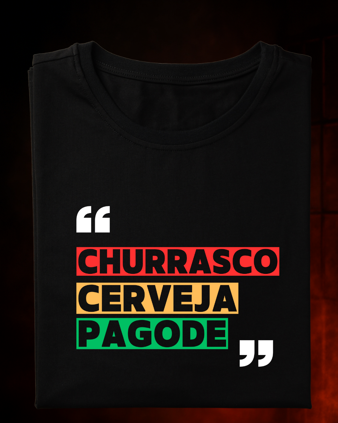 Camiseta Resenha Oficial vista frontal detalhe - Smokey Wear