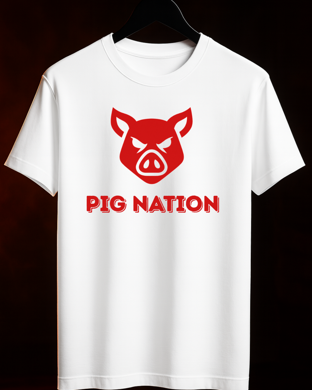 🔥 CAMISETA "PIG NATION OG" —PRETA OU BRANCA | 100% ALGODÃO | TAMANHOS P AO 4G 🔥